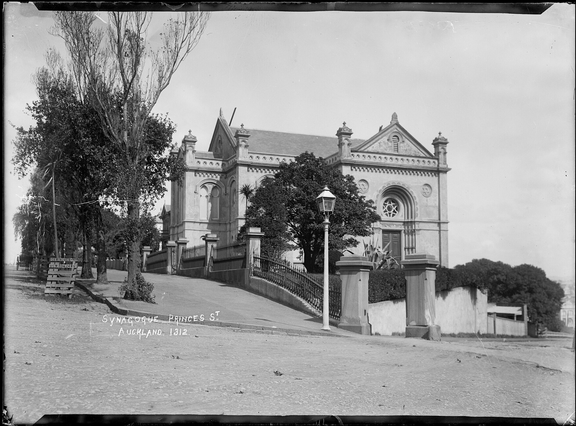 A photograph of the Princes Street Synagogue in Auckland